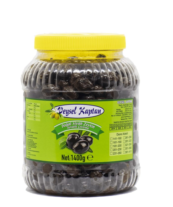 AYVALIK SİYAH YUVARLAMA ZEYTİN DUBLE BOY XL 2'LİK