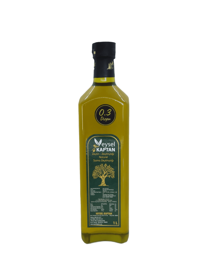 0,3 DİZYEM SOĞUK SIKIM NATÜREL SIZMA ZEYTİNYAĞI 1LT CAM ŞİŞE