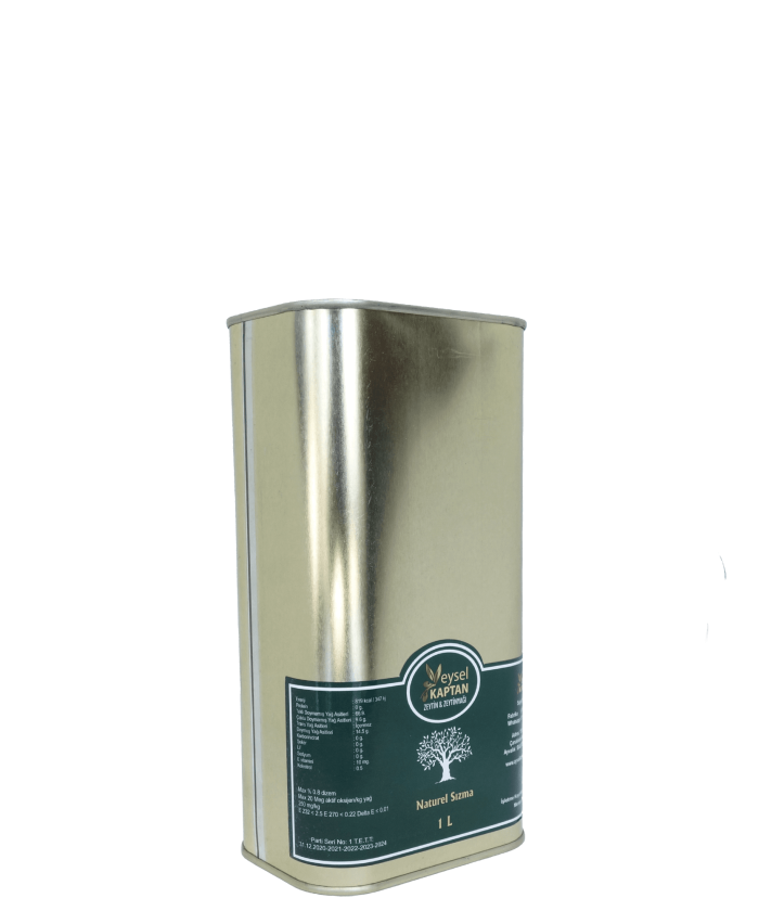 SOĞUK SIKIM NATÜREL SIZMA ZEYTİNYAĞI 1LT TENEKE