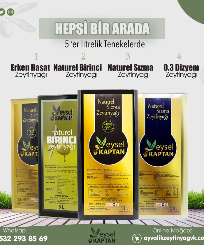 Çeşitli Lezzetli Kampanyalı Zeytinyağları