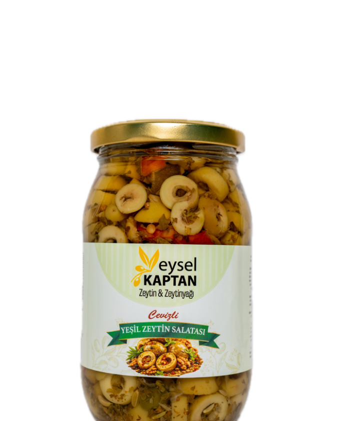 Cevizli Yeşil Zeytin Salatası