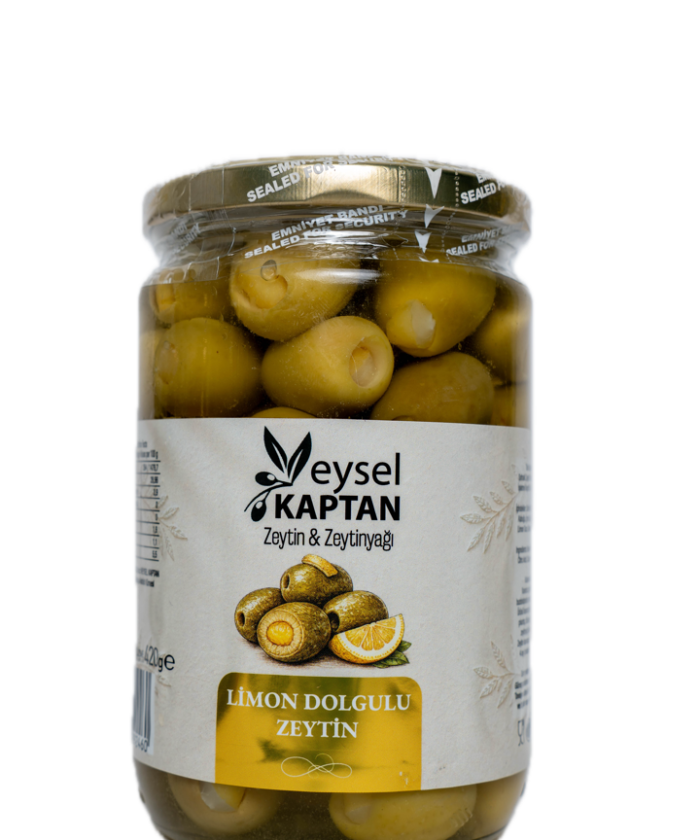 Limon Dolgulu Yeşil Zeytin