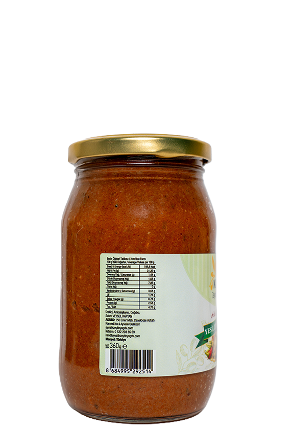 Alternative view of Acılı Cevizli Yeşil Zeytin Ezmesi
